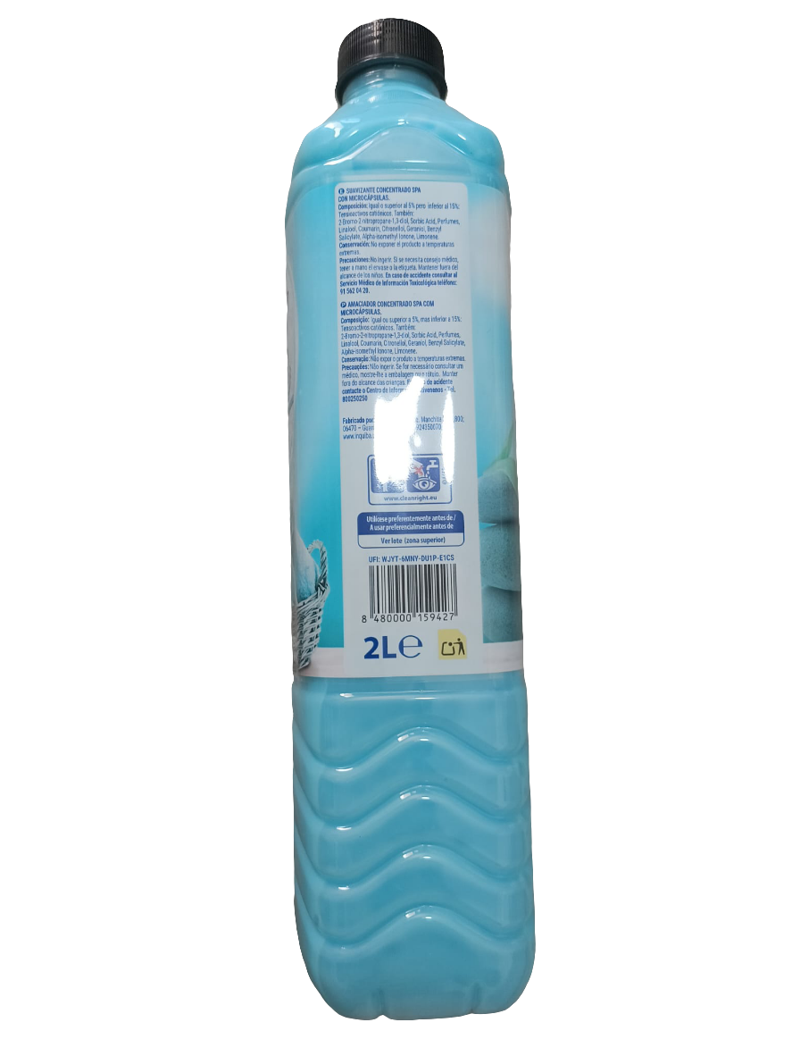 Assouplissant concentré parfum SPA. 2 L